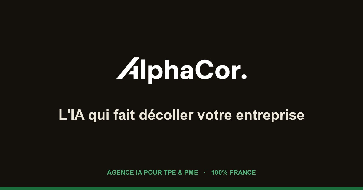 AlphaCor : Récupérez de 5 à plus de 100 heures par semaine avec l'IA
